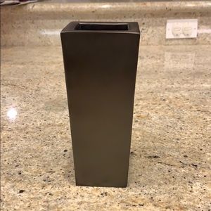 Pottery Barn Bronze Bud Vase